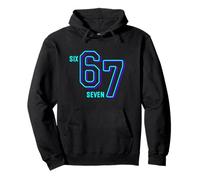 6 7 Six Seven geste Big Numbers Cool Signo Baloncesto Sudadera con Capucha
