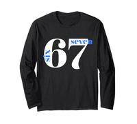 6 7 Six Seven geste Big Numbers handzeichen Baloncesto Manga Larga