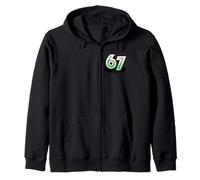6 7 Six Seven geste Big Numbers Spot Baloncesto Sudadera con Capucha