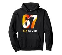 6 7 Six Seven geste Big Numbers Strips Hand Baloncesto Sudadera con Capucha