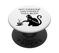 6 7 Teacher Haunted by 6-7 Cat 67 Coffee 6 7 Meme Six Seven PopSockets PopGrip Adhesivo