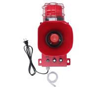 6.7A 180dB Alarma de Sirena Industrial Estroboscópica de Emergencia IP65 Alarma de Sirena Impermeable para Patio de Arena de Piedra de Mina (Enchufe europeo 220V)