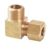 6 8 10 12 15 16-28 mm Tubo OD x 1/8" 1/4" 3/8" 1/2" 3/4" 1" macho Codo Compression Union Brass Pipe Fitting Connector Coupler RUAJOGYNVM (1l2 BSP - 16 mm)