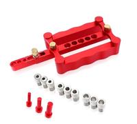 6/8/10mm Self-centering Woodworking Doweling Jig Drill Guide Wood Dowel Puncher Locator Tools Kit for Carpentry