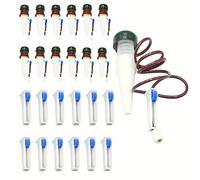 6/8/12 piezas de 80 cm de , bebederos automáticos de cerámica con verde, irrigadores por goteo, bebederos automáticos tipo tubo de sifón con válvula ajustable, insertados en macetas, una para plantas