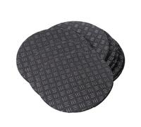 6/8 alfombrillas de silicona para gimnasio con doble superficie texturizada para rendimiento antideslizante y estabilidad de equipos de fitness, protectores de suelo multiusos con absorción de ruido