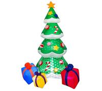 6.8Ft Christmas Decorations,With 3 Buckle Lights And 1 Avalanche Light,Increase Holiday Atmosphere,For Outdoor, Christmas, Garden, Lawn, Party Decor, LJJY-KK