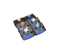 6/9/12mm 231 TZ-Cinta De Etiqueta Blanca 221 211 Laminada 631 431 531 Cinta De Etiquetado Compatible Apto for Fabricante De Etiquetas Brother PT-H110(Black on Green)