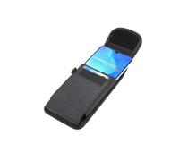 6.9 inch Universal Vertical Nylon Fabric Waist Bag for Huawei Mate 20 X & Honor 8X Max, Xiaomi Max(Black)