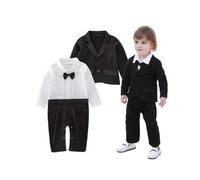 (6-9 Months)2 Pcs Baby Boy Formal Gentleman Outfits