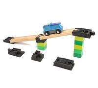 6 adaptadores de pendiente para tren de madera compatible con Brio Duplo
