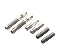 6 adaptadores de vástago hexagonal de 1/4 a enchufe de 4 mm para uso con sistemas de controlador de precisión estándar en entornos de laboratorio, taller y reparación de campo