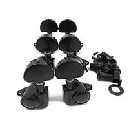 6 afinadores de bloqueo de guitarra 1:18 para clavijas de llave, cabezales de máquina para guitarra eléctrica