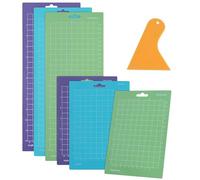 6 alfombrillas de corte para Cricut Joy Xtra, 2 tamaños Variety Grip de repuesto, alfombrilla de corte, papel, lámina de vinilo, hoja de plóter con cuadrícula flexible y duradera