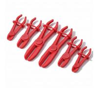 6 alicates de manguera - alicates fiables de abrazadera de línea de combustible para mangueras flexibles automotrices, líneas de gas, frenos, líneas de combustible, refrigerante y radiador