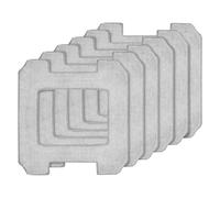 6 almohadillas de limpieza para Ecovacs Winbot W2/W2 Omni/W1/W1 Pro/robot limpiacristales, reutilizables, lavables, limpiacristales para Ecovacs, paños lavables