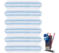 6 almohadillas de microfibra compatibles con Vileda H2PrO y O-Cedar H2PrO para mopa de suelo, funda de repuesto, eliminación rápida de manchas