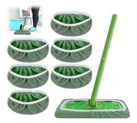 6 almohadillas de microfibra reutilizables para fregona Swiffer Sweeper, paños de barrido en seco y