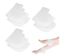 6 almohadillas de silicona para el talón para zapatos, gel suave, almohadillas de silicona para el dolor de talón, fascitis plantar, adecuadas para el dolor de talón, seco y agrietado, almohadillas de