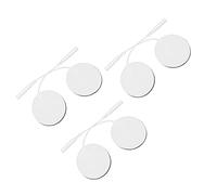 6 almohadillas Ems, almohadillas de unidad TENS, almohadillas de repuesto para unidad TENS de telas no tejidas, parches de terapia de electrodo ovalado EMS
