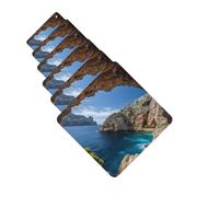 6 ambientadores de coche personalizados arco en Mallorca, España, tabletas de aromaterapia, tarjetas perfumadas con fragancia, divertidas virutas de incienso para espejo retrovisor, accesorios