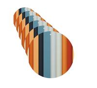 6 ambientadores de coche personalizados con diseño de rayas, tabletas de aromaterapia, tarjetas perfumadas para colgar, fragancias divertidas, chips de incienso para espejo retrovisor, accesorios