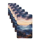 6 ambientadores de coche personalizados con neblina de hadas para aromaterapia, tarjetas perfumadas para colgar, fragancias divertidas, chips de incienso para espejo retrovisor, accesorios