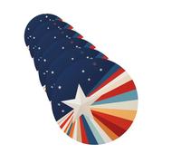 6 ambientadores de coche personalizados en forma de estrella estilo rayas aromaterapia tabletas colgantes fragancias tarjetas perfumadas divertidas chips de incienso para espejo retrovisor accesorios