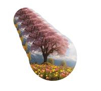 6 ambientadores de coche personalizados, flores de árbol, paisajes naturales, tabletas de aromaterapia, tarjetas perfumadas para colgar, fragancias divertidas, chips de incienso para espejo