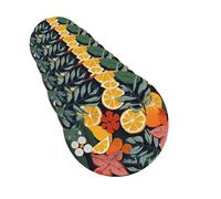 6 ambientadores de coche personalizados, hojas tropicales coloridas y limones, tabletas de aromaterapia, tarjetas perfumadas con fragancia, divertidas virutas de incienso para espejo retrovisor,