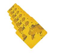 6 ambientadores de coche personalizados, mapa del mundo, tabletas de aromaterapia, tarjetas perfumadas para colgar, fragancias divertidas, chips de incienso para espejo retrovisor, accesorios