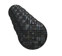 6 ambientadores de coche personalizados, mosaico, sombra negra, tabletas de aromaterapia, tarjetas perfumadas, divertidas virutas de incienso para espejo retrovisor, accesorios