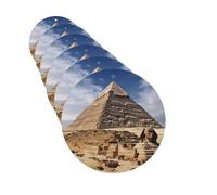 6 ambientadores de coche personalizados, pirámides de Egipto, tabletas de aromaterapia, tarjetas perfumadas, divertidas fragancias de incienso, accesorios para espejo retrovisor