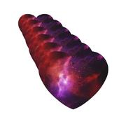 6 ambientadores de coche personalizados púrpura y rojo universo, tabletas de aromaterapia, tarjetas perfumadas, divertidas virutas de incienso para espejo retrovisor, accesorios