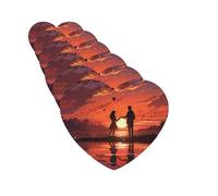 6 ambientadores de coche personalizados, tabletas de aromaterapia con aroma a la puesta de sol, tarjetas perfumadas para colgar, chips de incienso divertidos para espejo retrovisor, accesorios