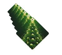 6 ambientadores de coche personalizados, tabletas de aromaterapia de árbol verde de Navidad, tarjetas perfumadas, divertidas fragancias de incienso, accesorios para espejo retrovisor