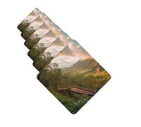 6 ambientadores de coche personalizados, tabletas de aromaterapia de parque salvaje, tarjetas perfumadas para colgar, fragancias divertidas, chips de incienso para espejo retrovisor, accesorios