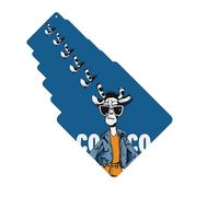 6 ambientadores para coche, con texto en inglés "I'm So Cool", tabletas de aromaterapia para colgar, tarjetas perfumadas, divertidas virutas de incienso para espejo retrovisor, accesorios