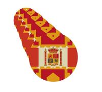 6 ambientadores para coche, diseño de bandera española, tabletas de aromaterapia, tarjetas perfumadas para colgar, fragancias divertidas, chips de incienso para espejo retrovisor, accesorios