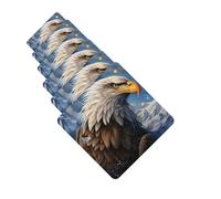 6 ambientadores para coche, tabletas de aromaterapia de águila personalizadas, tarjetas perfumadas para colgar, fragancias divertidas, chips de incienso para espejo retrovisor, accesorios