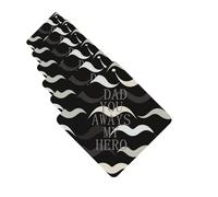 6 ambientadores para coche, tabletas de aromaterapia personalizadas My Hero, tarjetas perfumadas para colgar, fragancias divertidas, chips de incienso para espejo retrovisor, accesorios