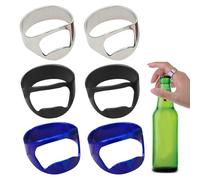 6 Anillos Abridores de Botellas de Acero Inoxidable, Anillos Abridores de Botellas de Cerveza