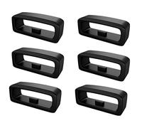 6 anillos de cierre compatibles con Withings ScanWatch Light Correa de reloj de pulsera de 18 mm de silicona, Caucho
