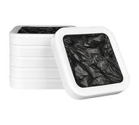 6 Anillos De Repuesto Para Bote De Basura De Cocina Inteligente, Bolsas De Recarga Automáticas Para Botes De Basura, Capacidad De 15,5 Litros, Embalaje Automático Y Bolsas De Basura De Fácil Cambio, H