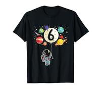 6 Años Cumpleaños Niño Astronauta 6 Cumpleaños Camiseta