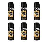 (6) AXE GOLD DESO SPRAY 150ML HOMBRE 6ER SET SPARPACK NUEVO ORIGINAL ENVÍO GR...