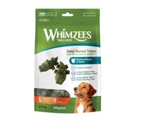 Whimzees Snack dental para perros Cocodrilo Mix L 6 unidades