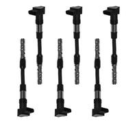 6 bobinas de encendido 022905100J 022905100F compatibles con Transporter T4 Bus plataforma chasis Van 2000 2003 2.8 VR6 Eurovan 2.8L