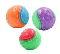 6 bolas chirriantes para perros, juguetes para perros que limpian los dientes, juguetes masticables para cachorros, Scooby Doo Do-g B-all, entrenamiento de mascotas, bolas interactivas D-og T-oys