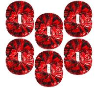 6 bolas de animadoras con asa, bola de flores chispeantes para práctica de animadoras y actuaciones, club de juegos, competencia, bola de animación